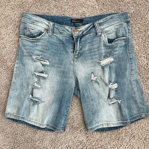STS Blue distressed denim shorts